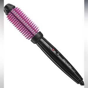 REVLON Silicone Bristle Heated Hair Styling Brush | 1" Barrel